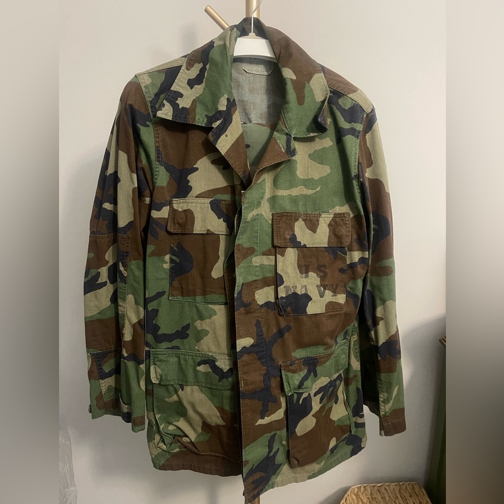 Vintage US Navy BDU - Woodland Camo